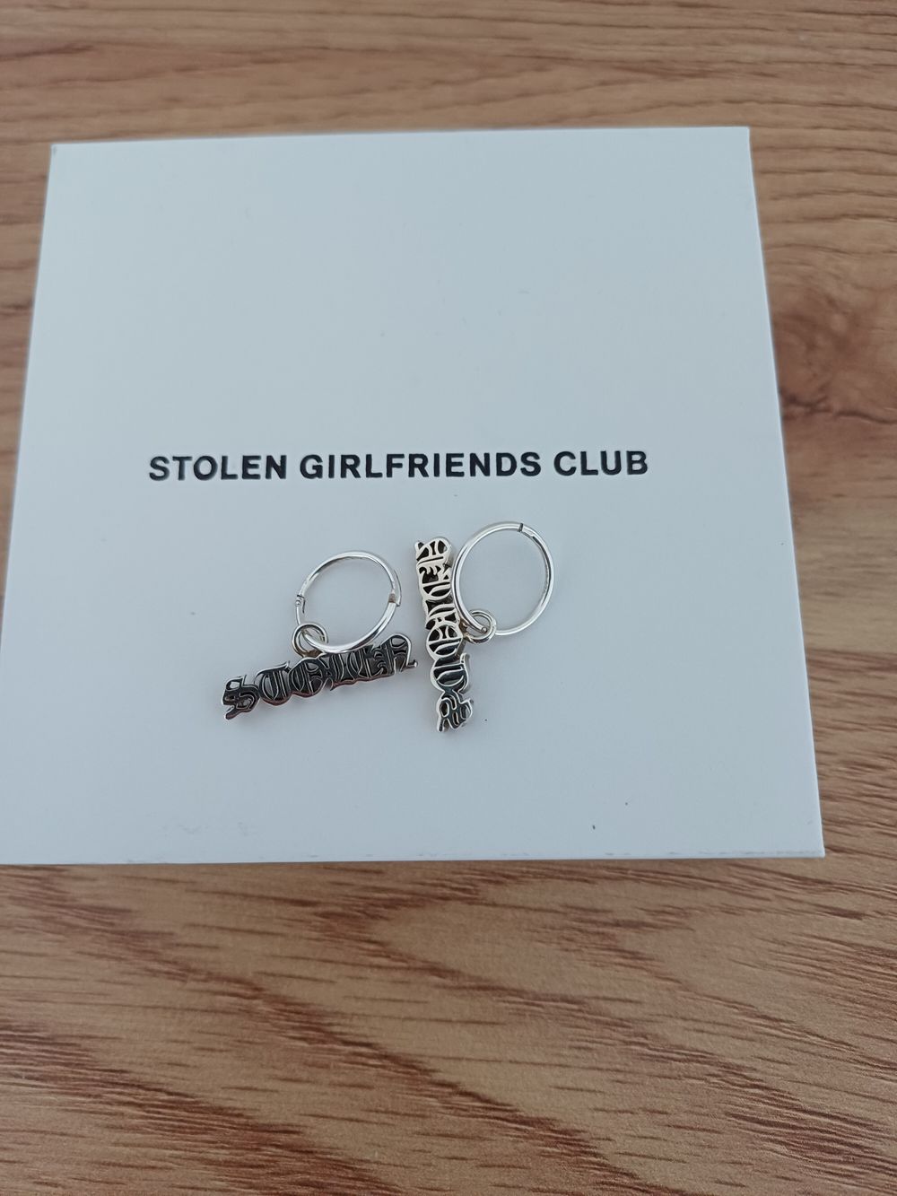 Stolen hoop earrings