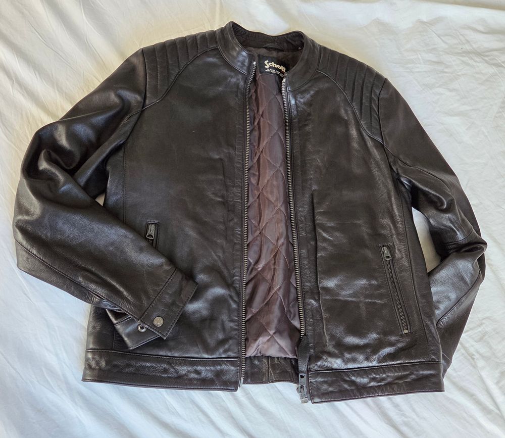 Schott Brown Leather Jacket