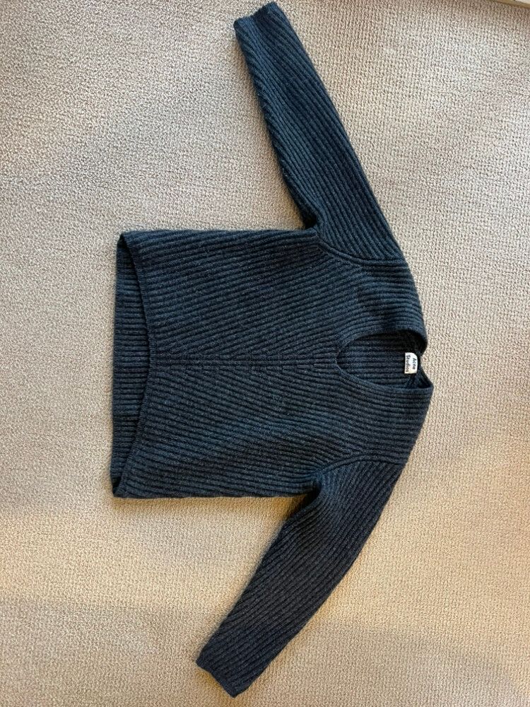 Deep V Neck Knit Jumper