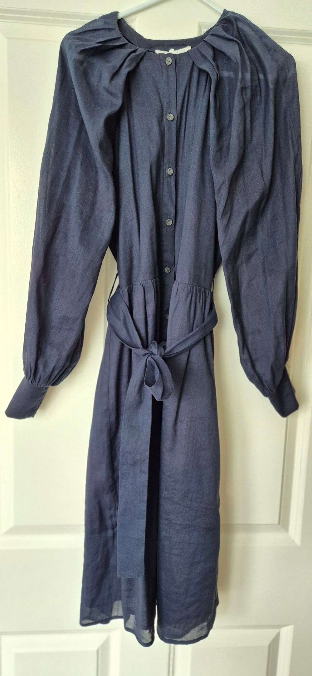 Navy cotton dress