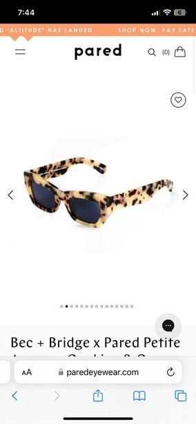 Bec & Bridge x Pared Eyewear