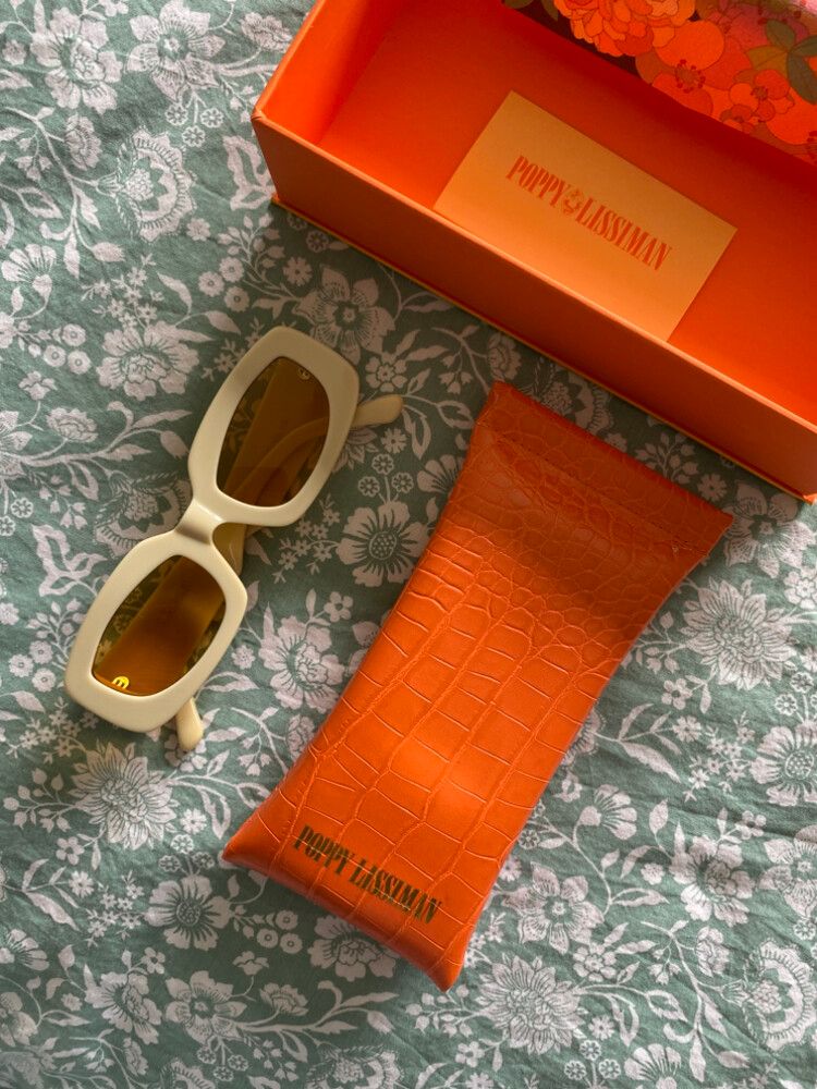 Poppy Lissiman Cream Stevie Sunglasses