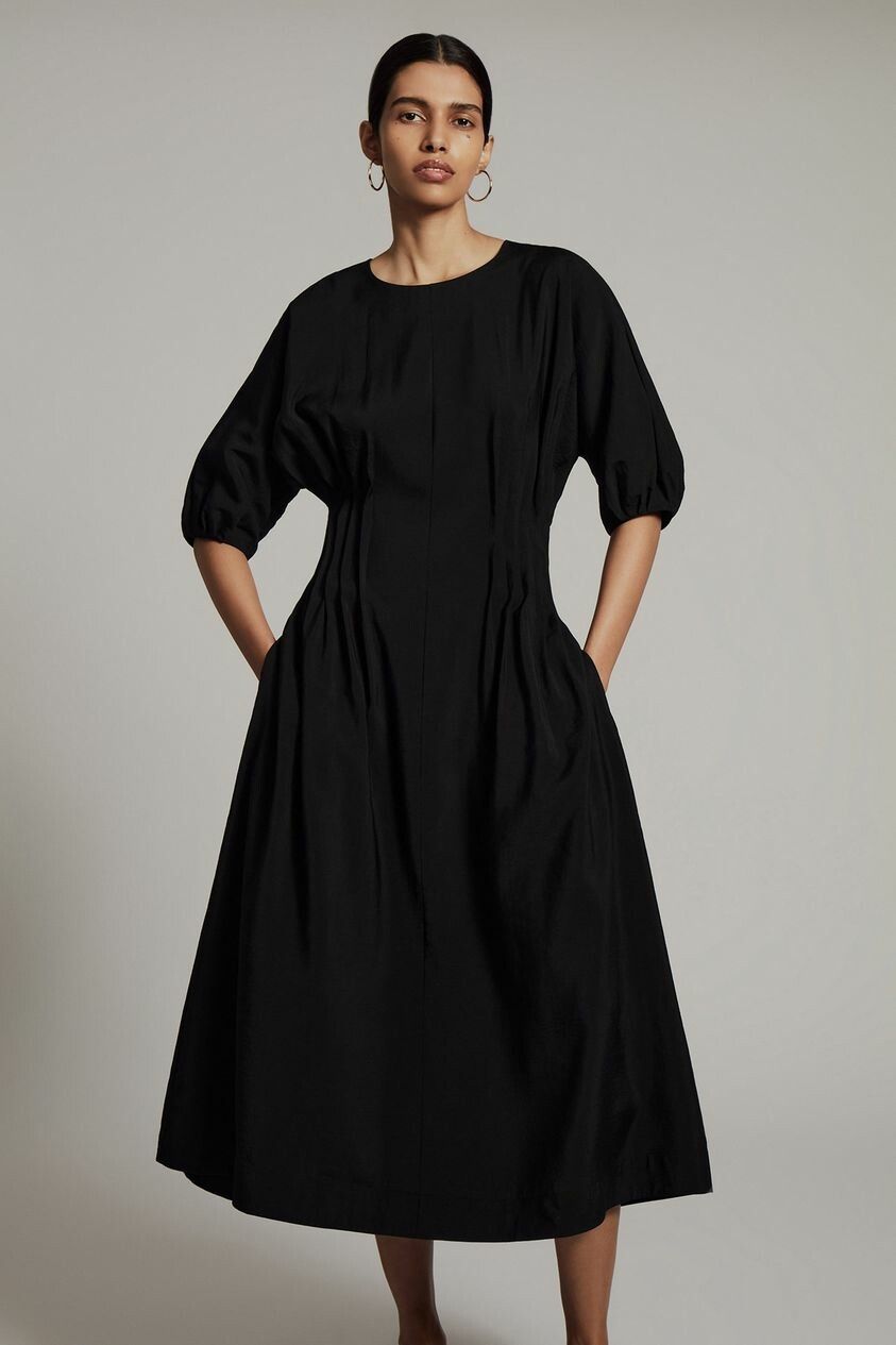 cos off-the-shoulder puff-sleeve midi dress COS Off-The-Shoulder Puff-Sleeve Midi Dress White Size 8 A-Line is  available for purchase on au PAY Market - Imported Goods Online Store  Co.Ltd. | au PAY Market