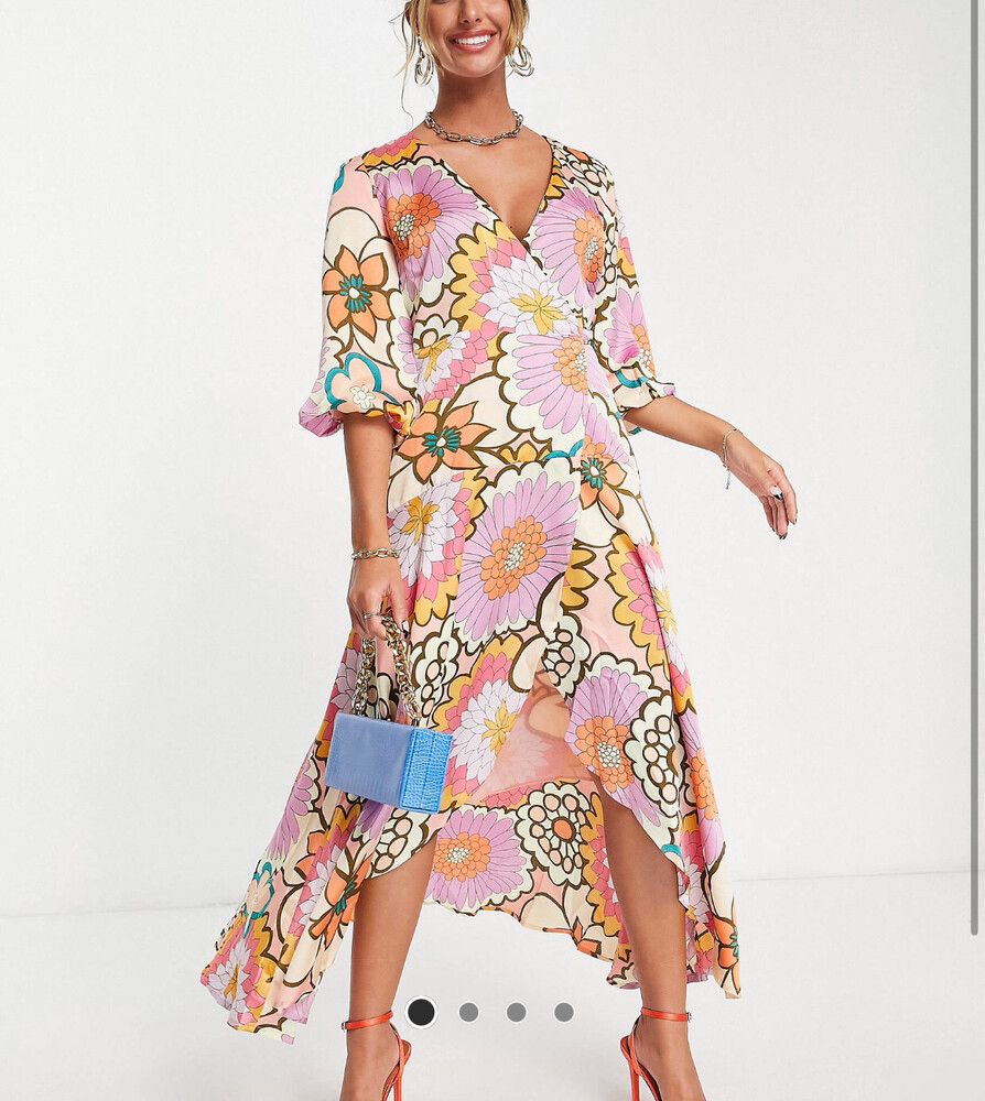 Liquorish - Floral Dress on Designer Wardrobe