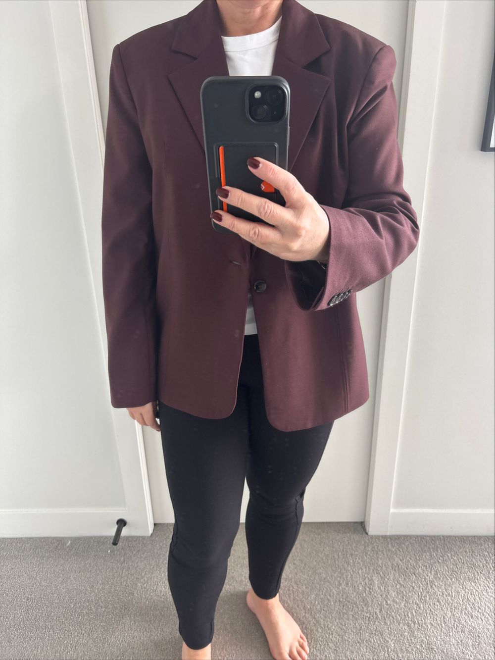 DISSH Burgundy Blazer Size 10