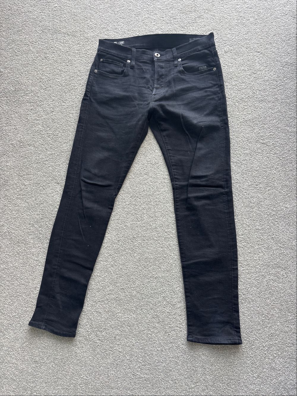 GStar Men’s Black Skinny Jeans Size 32