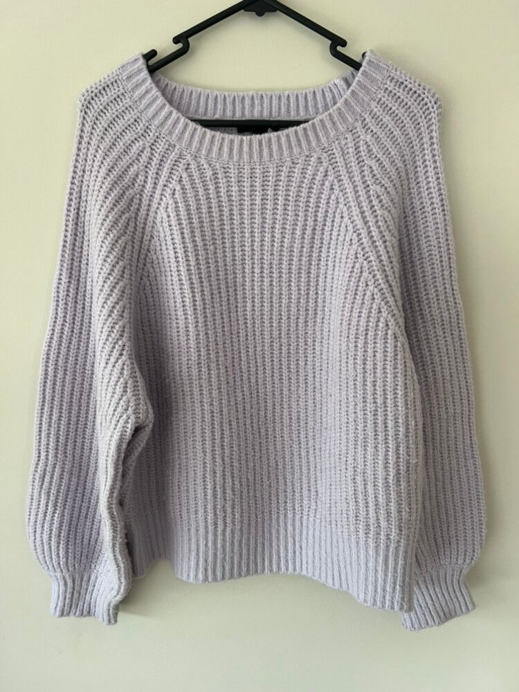 Lilac Bell-Sleeve Jumper