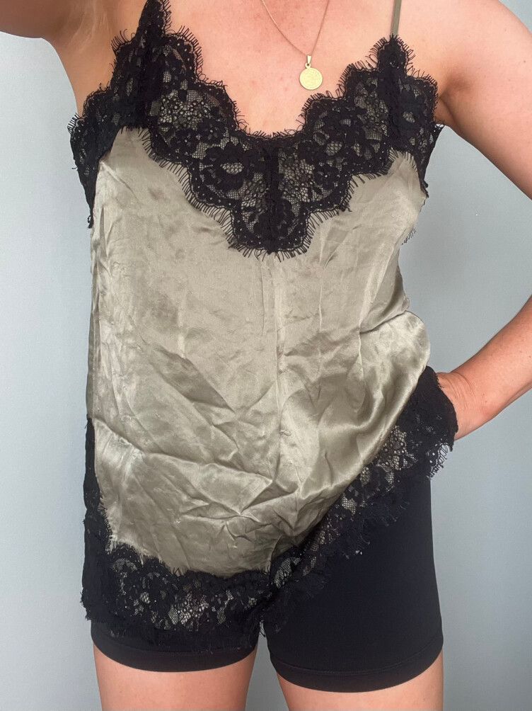 Witchery Silk Lace Singlet Top