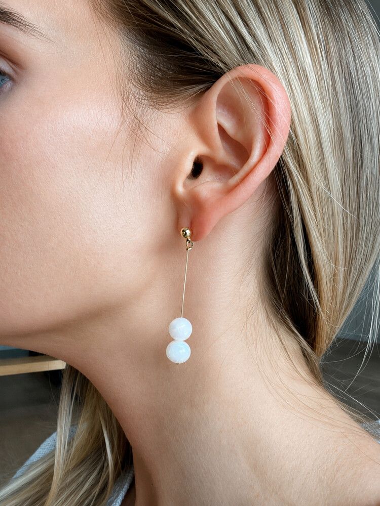 Moira Hughes Couture Pearl Drop Earrings