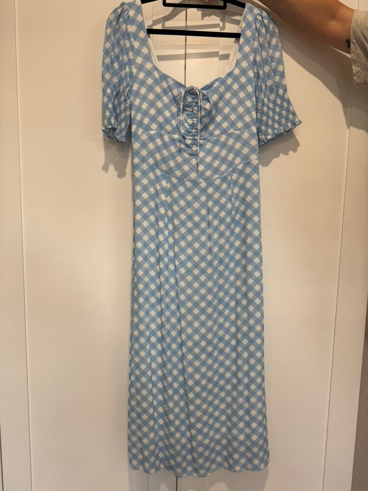 Charlie Holiday Blue Check Dress