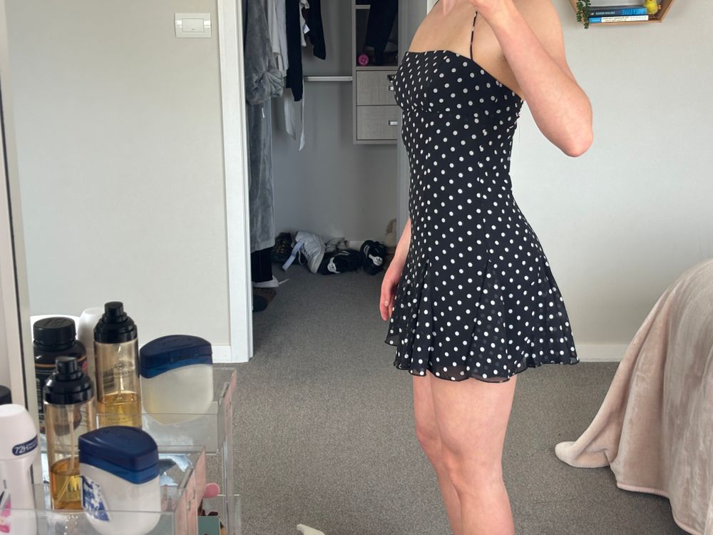delamere mini dress black white Princess Polly Select Jacket and Vest Size:EU56/US46 ties at neck Halter Long Cheap Vintage Prom Dresses It's Not That Serious
