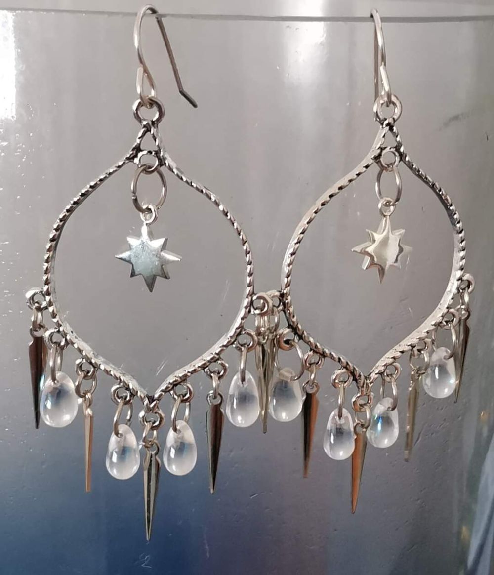 Handmade boho earrings