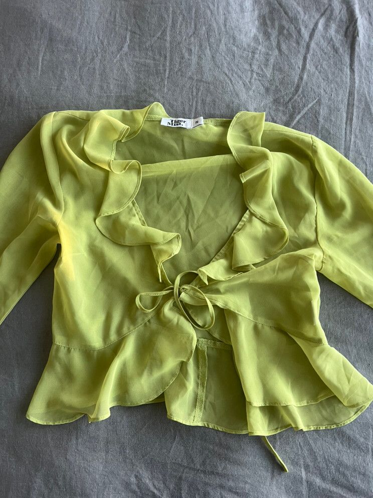 Tiger Mist Tie Top Green