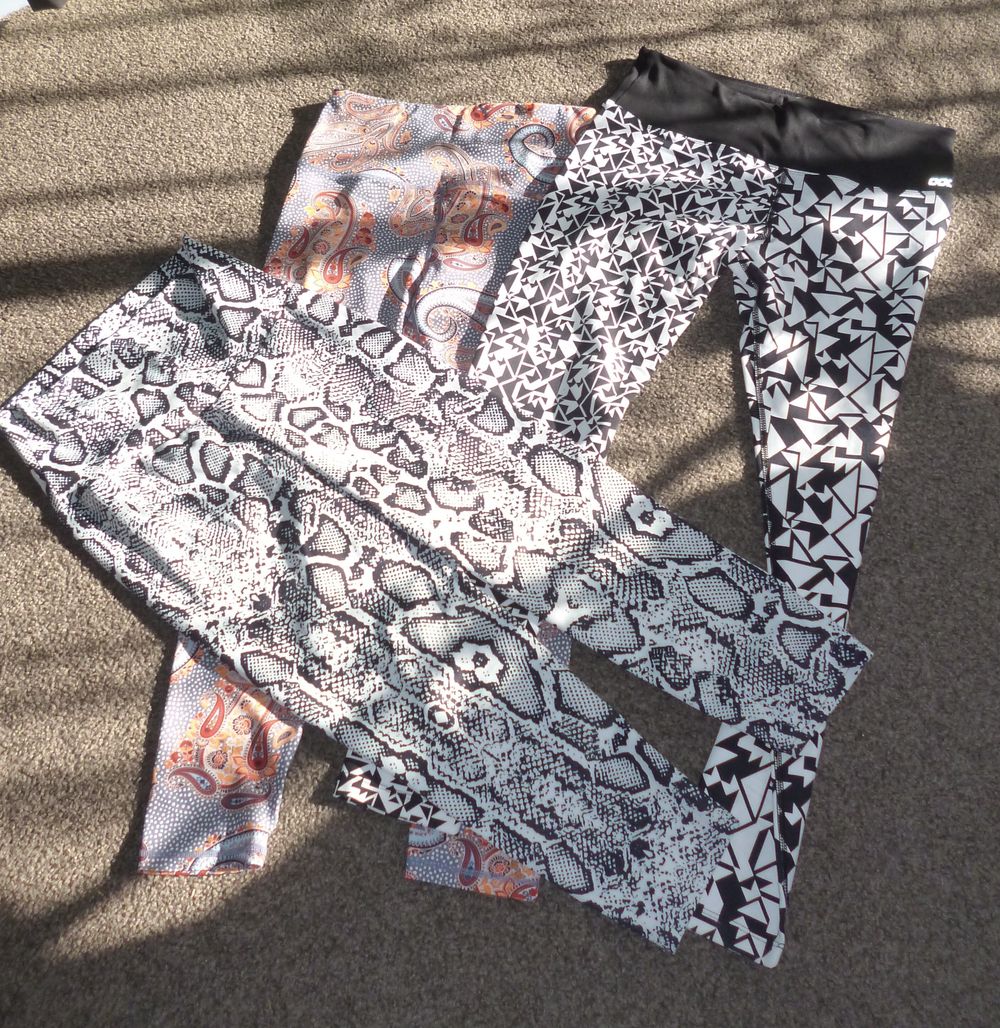 3 pair workout tights