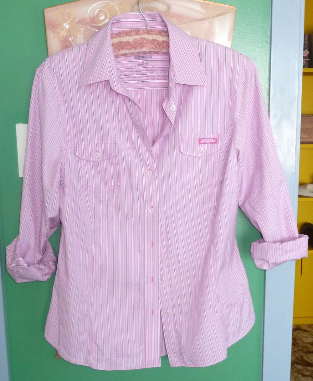 R.M. Williams Pink Striped Shirt
