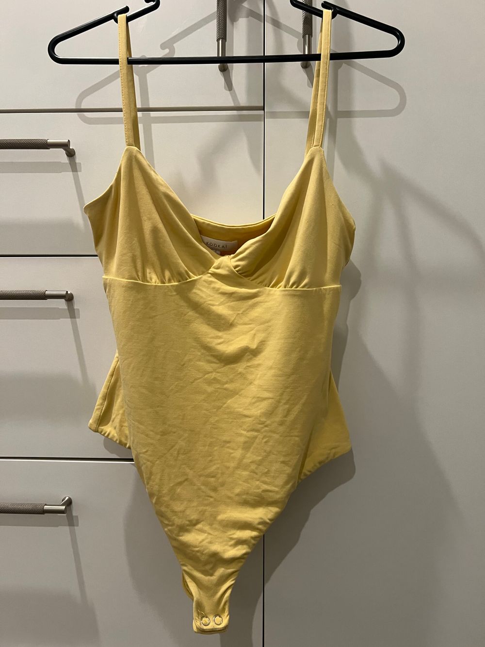 Kookai Yellow Bodysuit