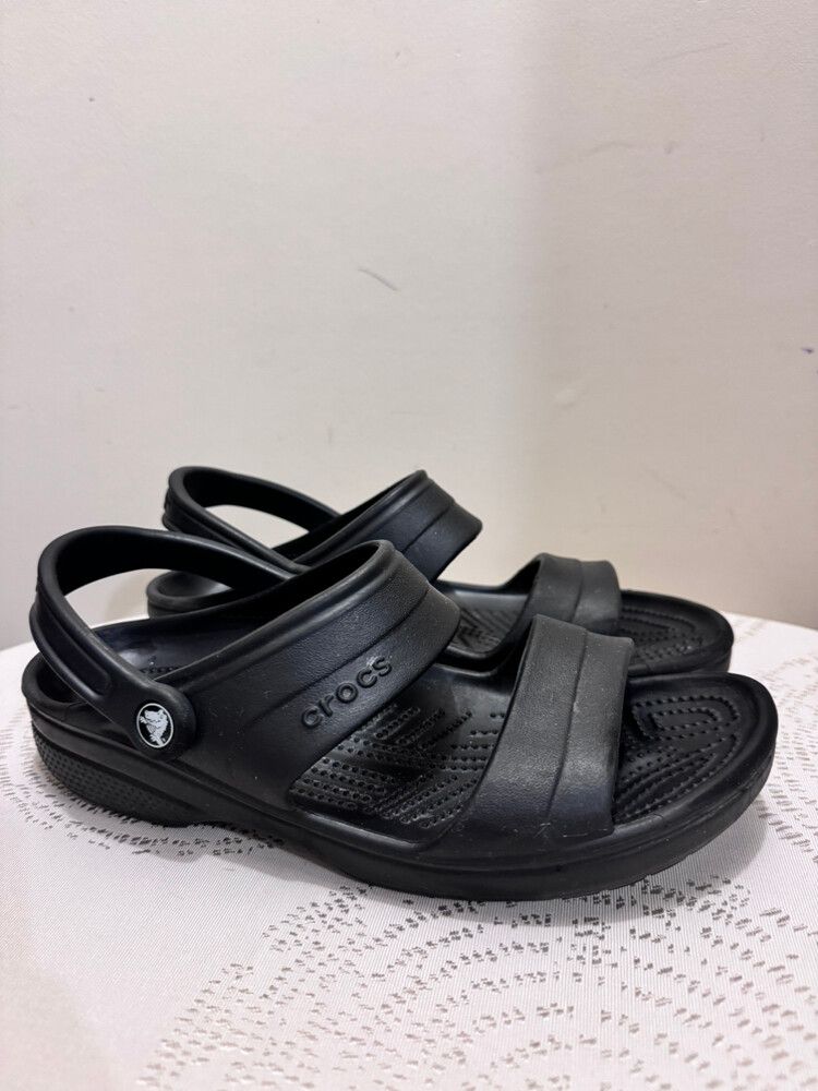 Black Crocs Sandals – Men’s Size 10 / Women’s Size 12