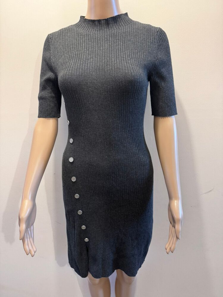 Dotti Ribbed Knit Dress – Size S