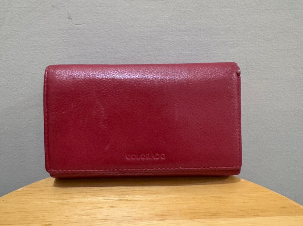 Colorado Genuine Leather Wallet – Red