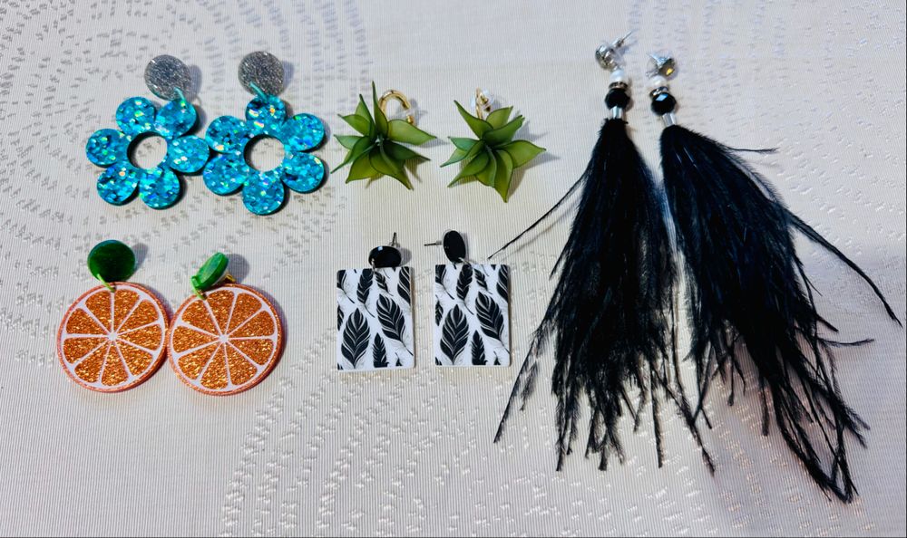 5 Pairs of Earrings – Mixed Bundle