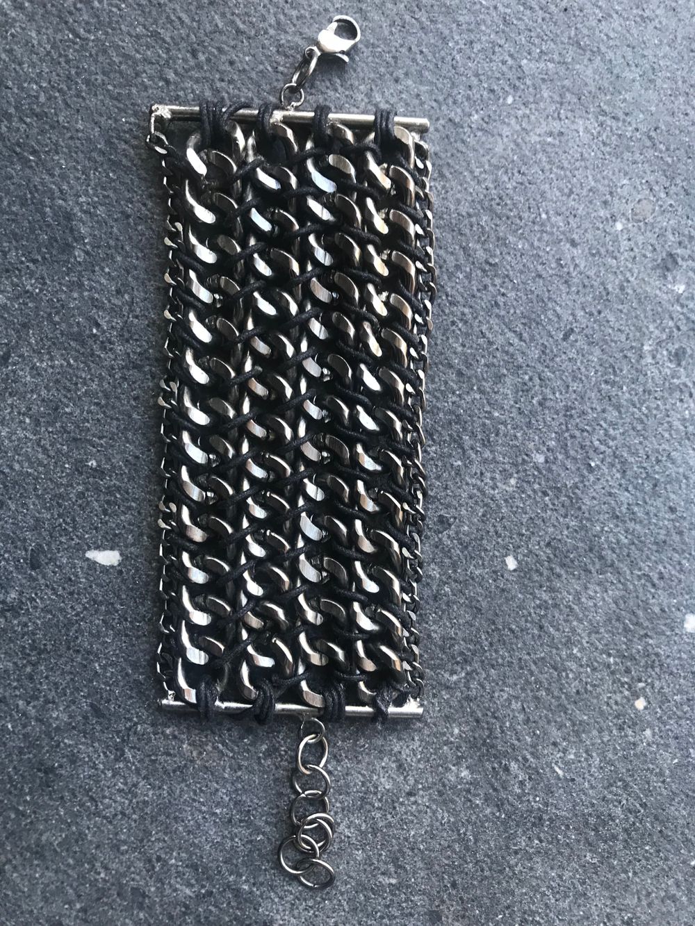 Bracelet with leather detail