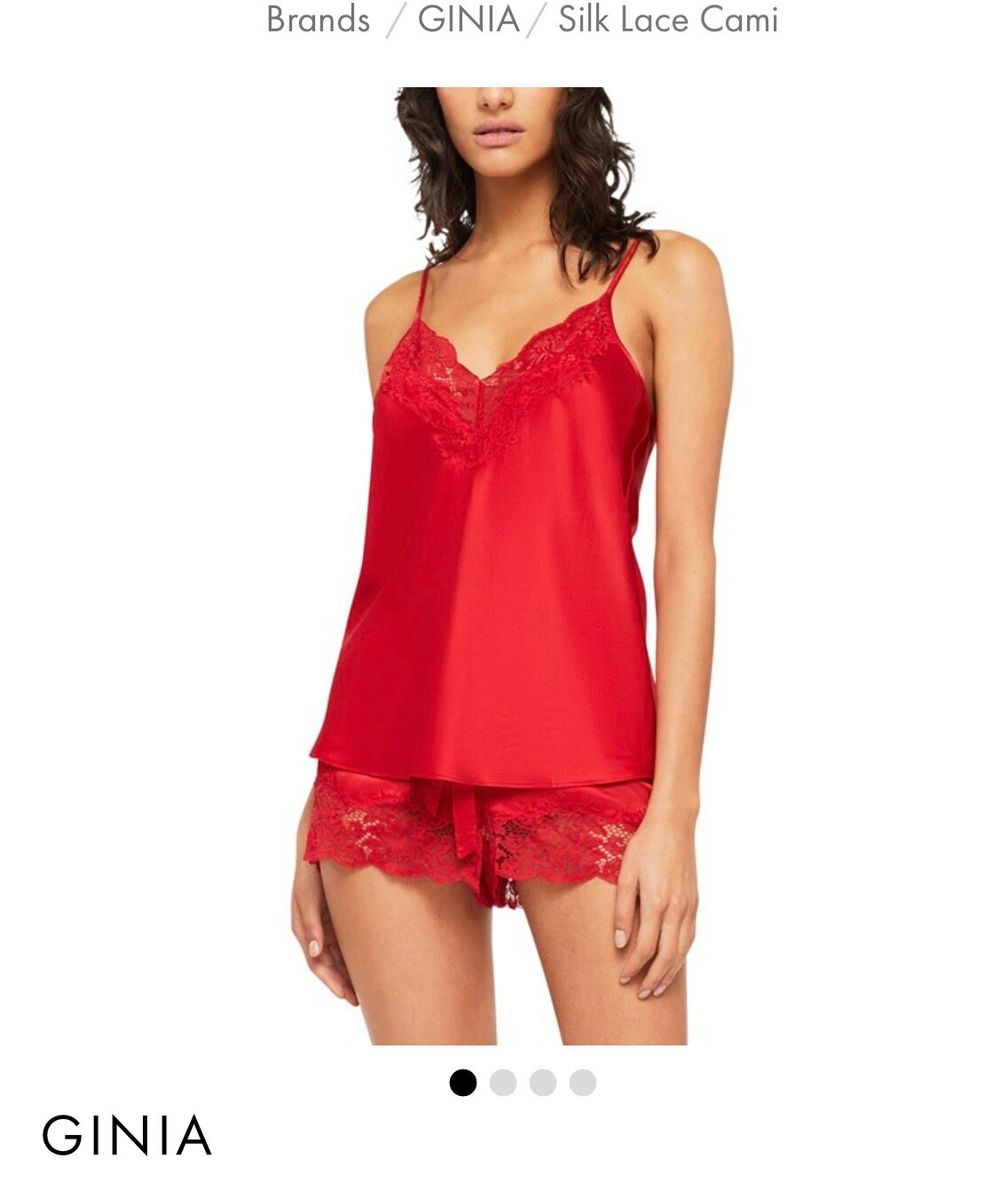 Ginia silk top and shorts