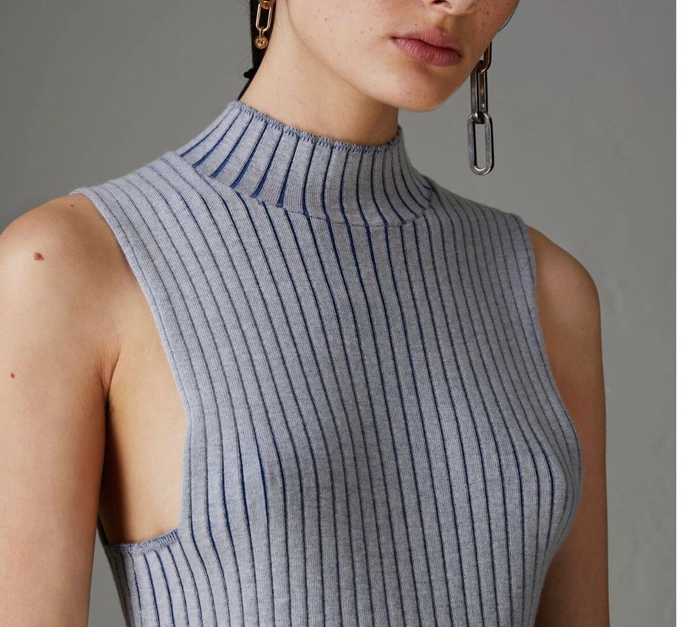Burberry Silk Cashmere Knit Top