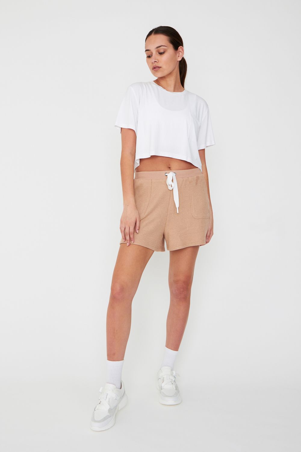 Waffle Shorts - Clay