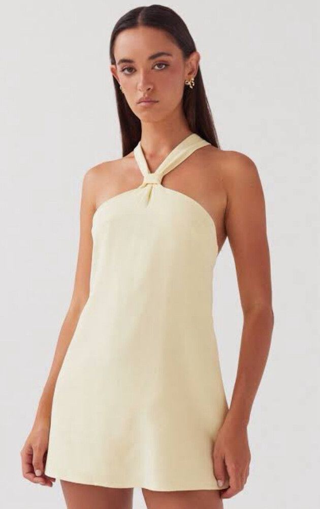 Keira linen mini dress