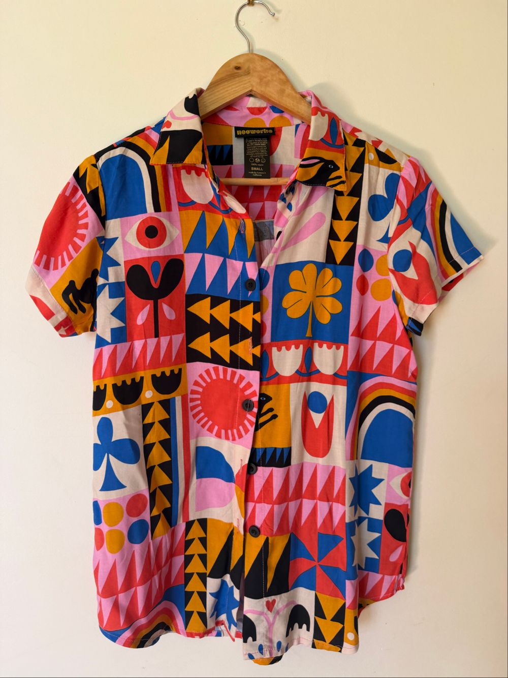 Nooworks Multicolour Geometric Print Shirt