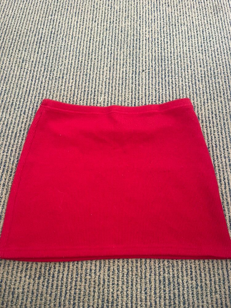 Dear Franki Red Mini Skirt