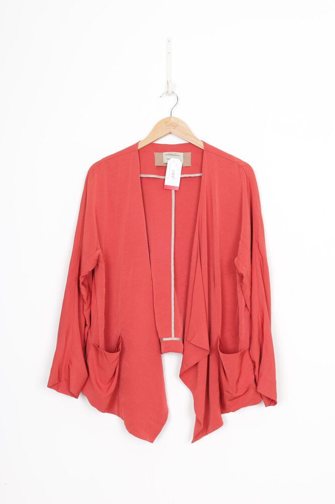 Veronika Maine Coral Cardigan