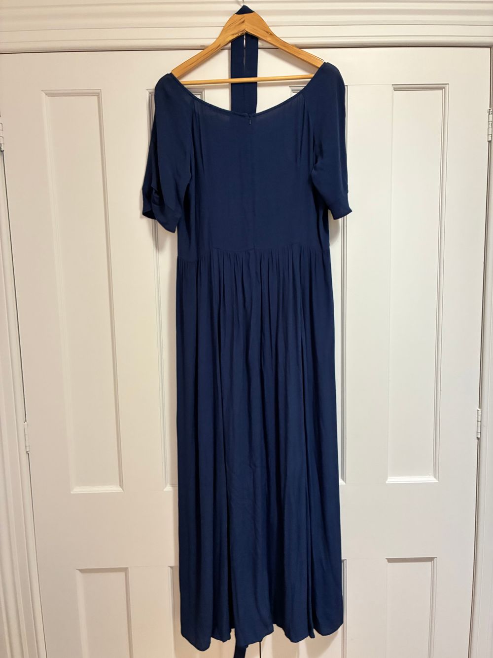 Pleated maxi dress
