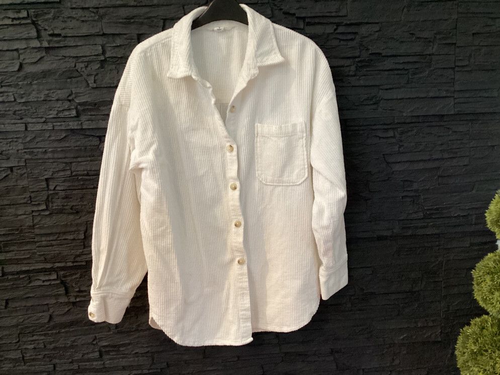 Glassons White Textured Cotton Shirt