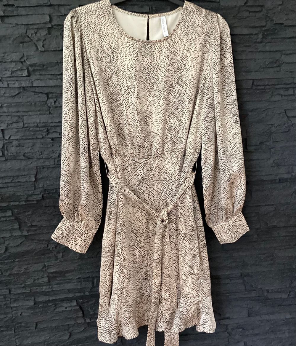 Leila + Luca Animal Print Mini Dress