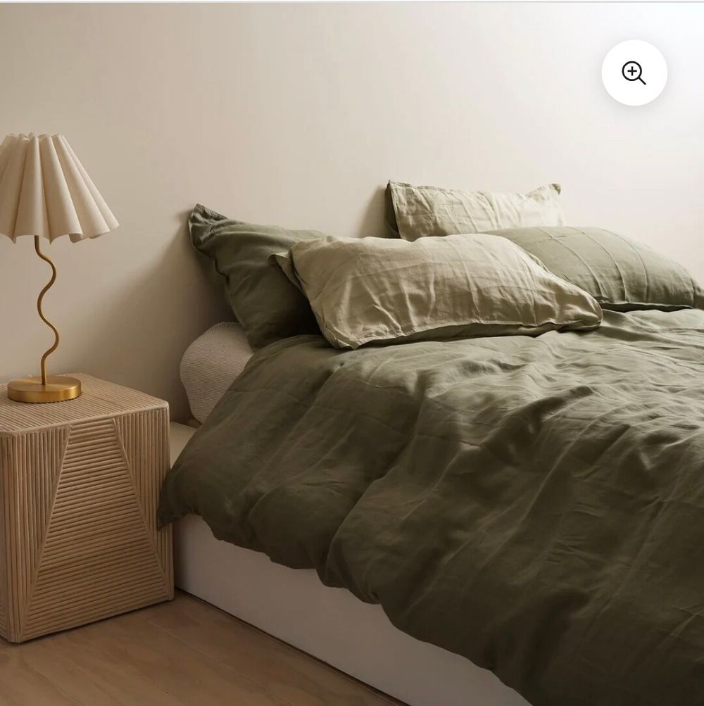 Home Lab Lichen Queen Duvet Cover Set