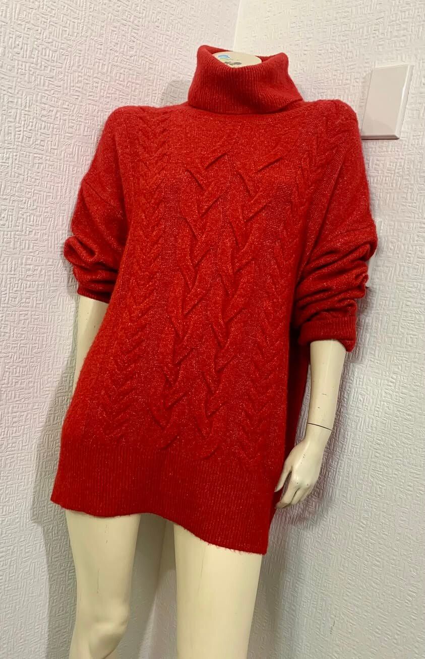 Hourglass Rollneck Cableknit Jumper - Size 12-16