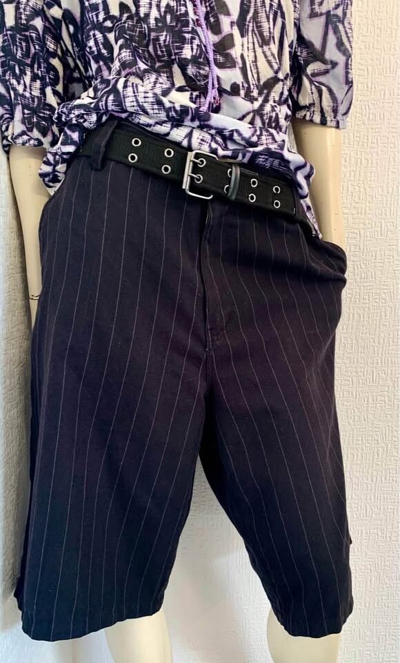 Pilgrim Pinstripe Shorts - Size 16