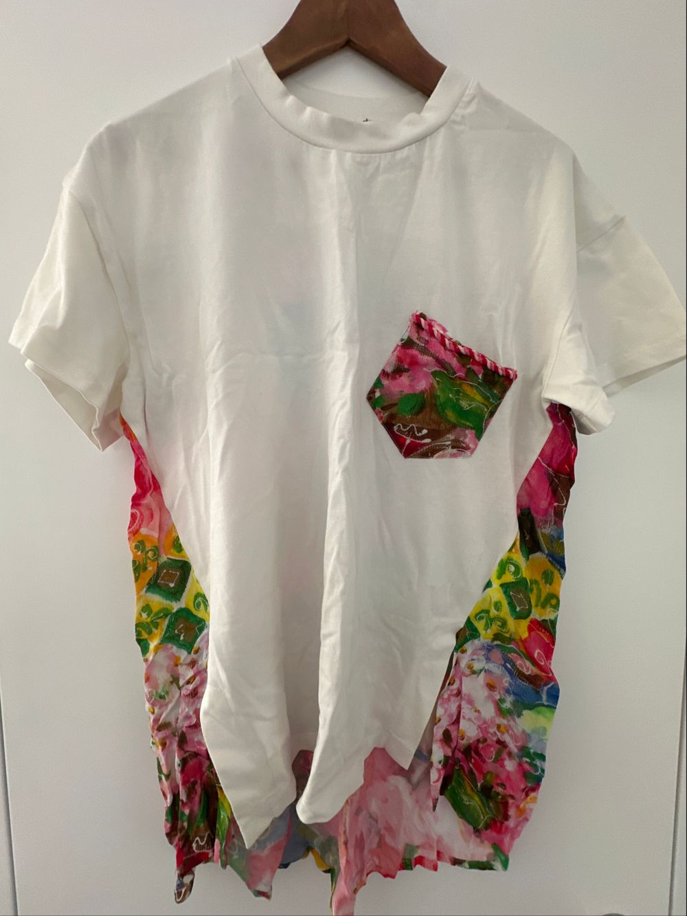 Trelise cooped curate  White Floral Panel Top