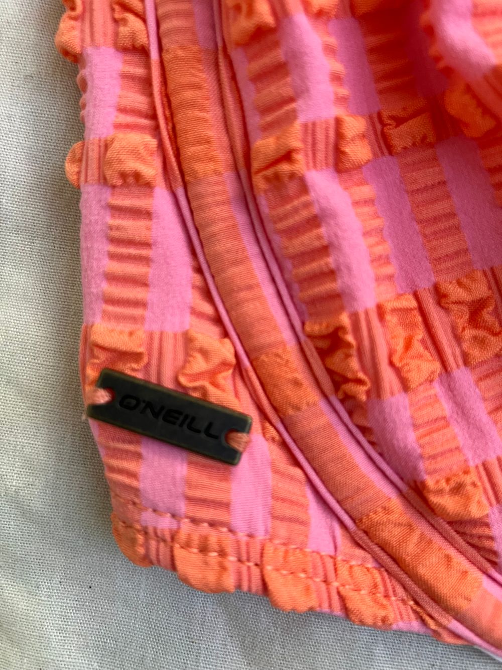 O’Neill seersucker underwired bikini top