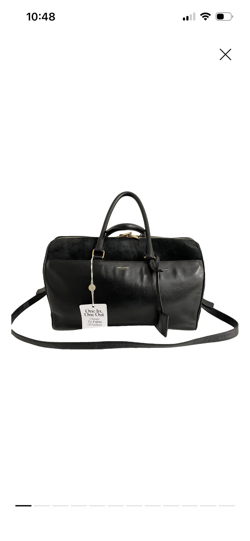 Saint Laurent Leather Travel Bag