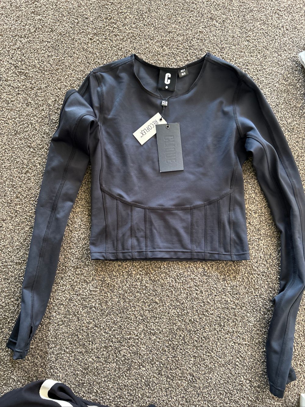 Clique Black Long Sleeve Top