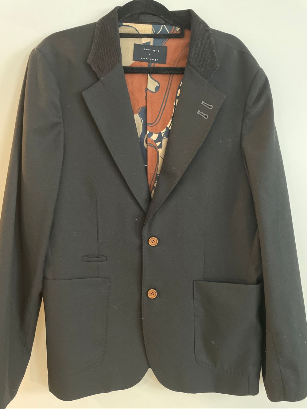 I Love Ugly Black Blazer