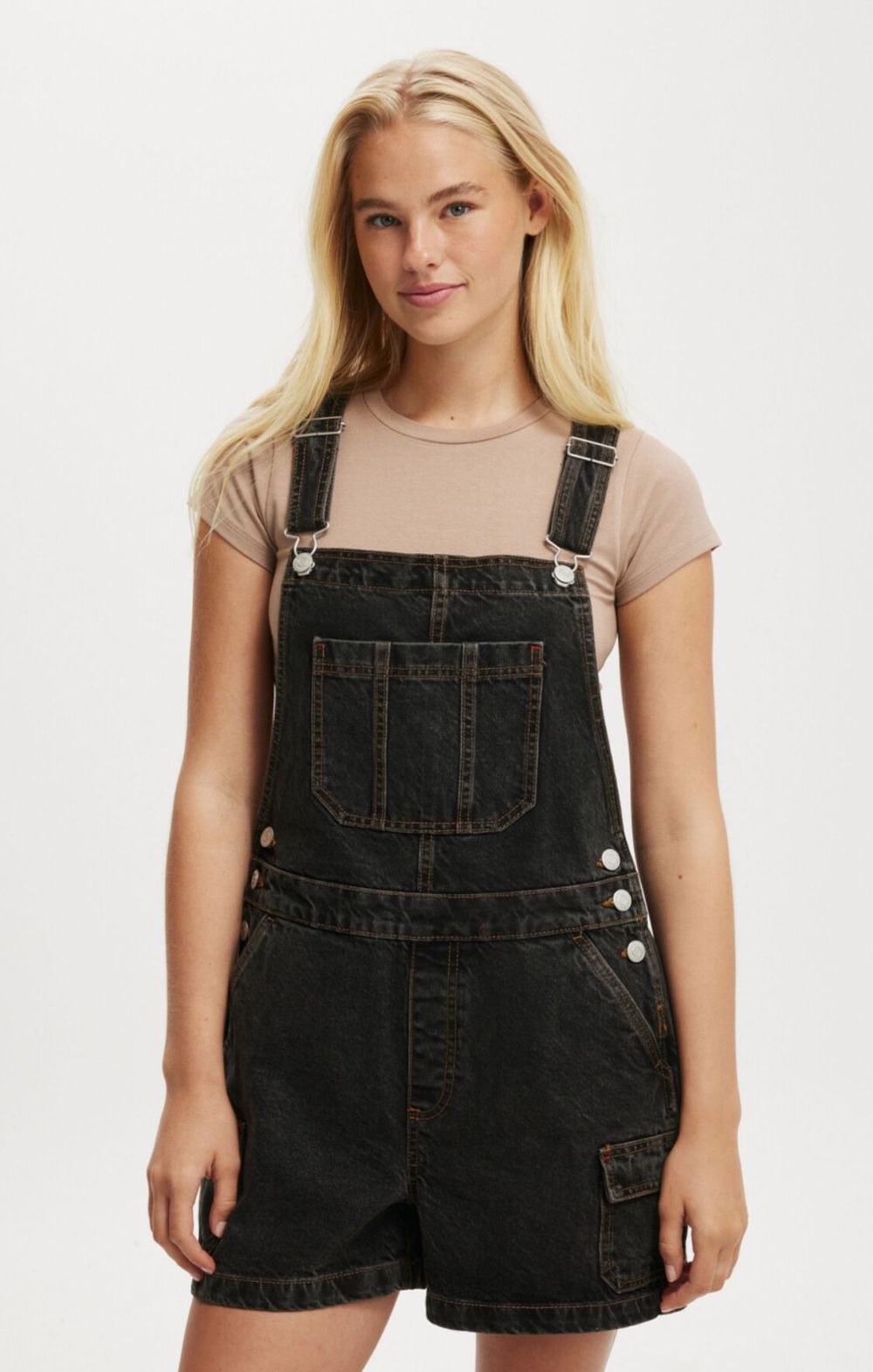 Overall shorts