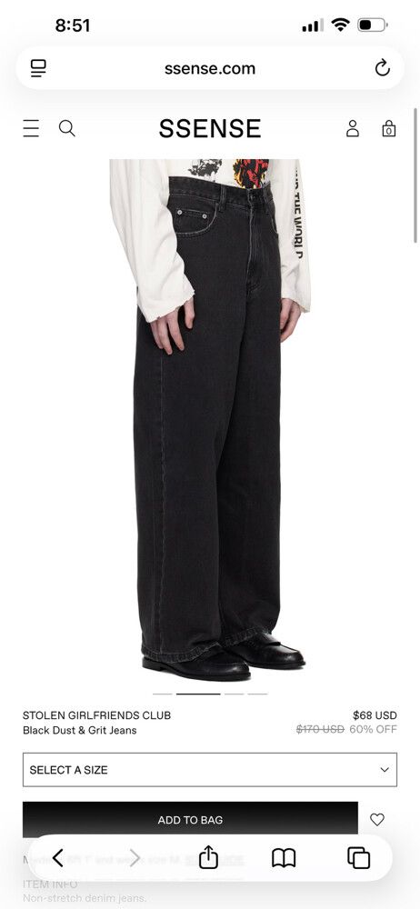 Stolen Girlfriends Club Black Jeans