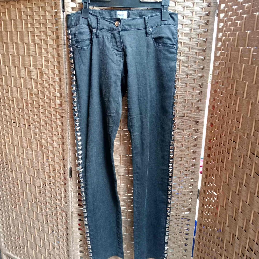 Sass & Bide Black Studded Jeans