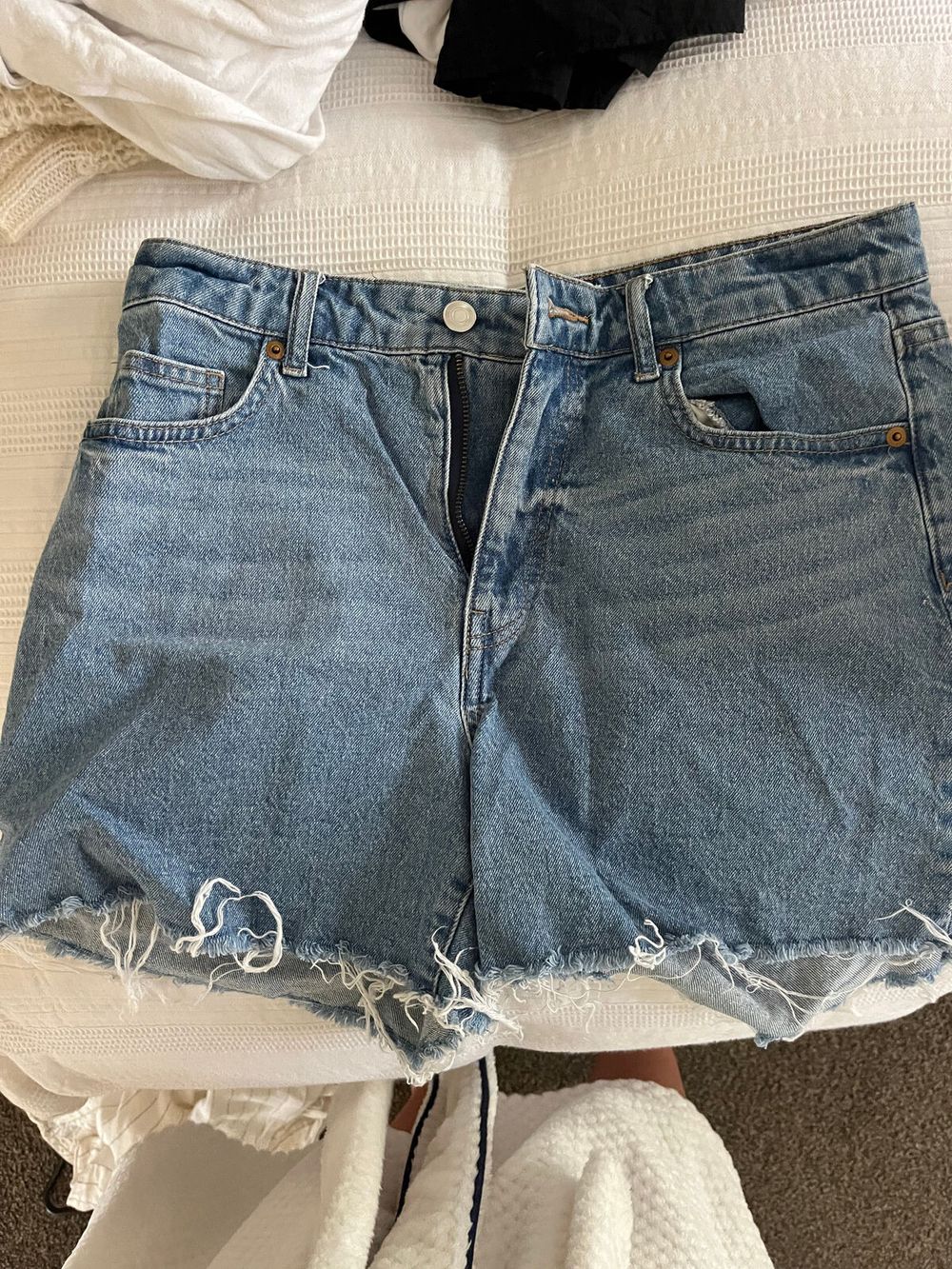 Denim shorts