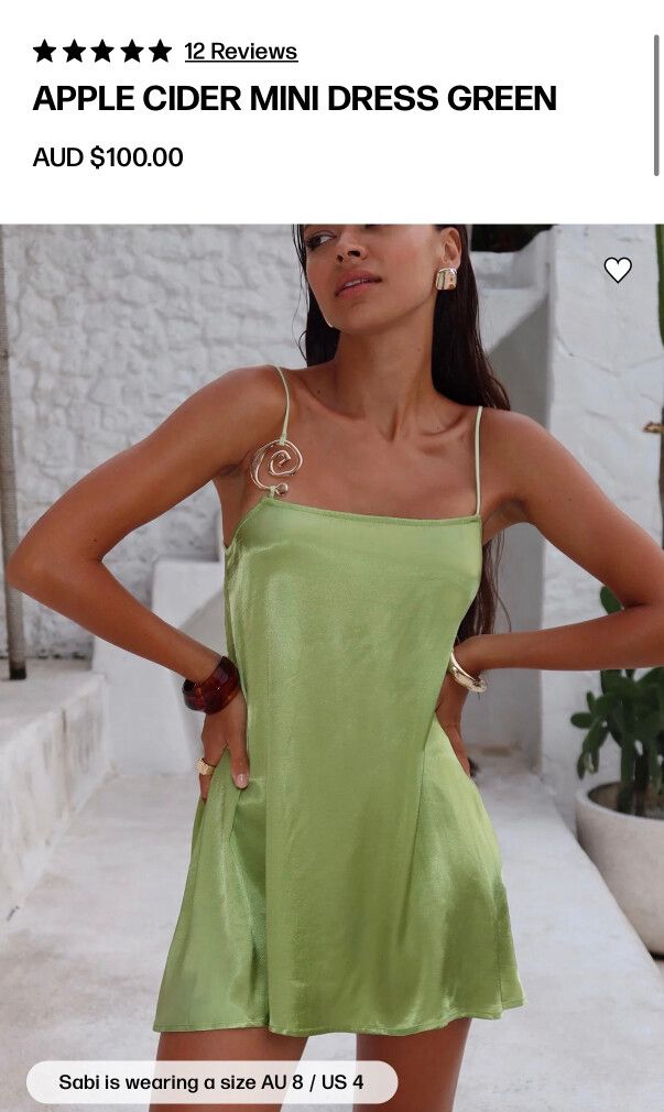 Princess Polly - Princess Polly Apple Cider Mini Dress on Designer Wardrobe