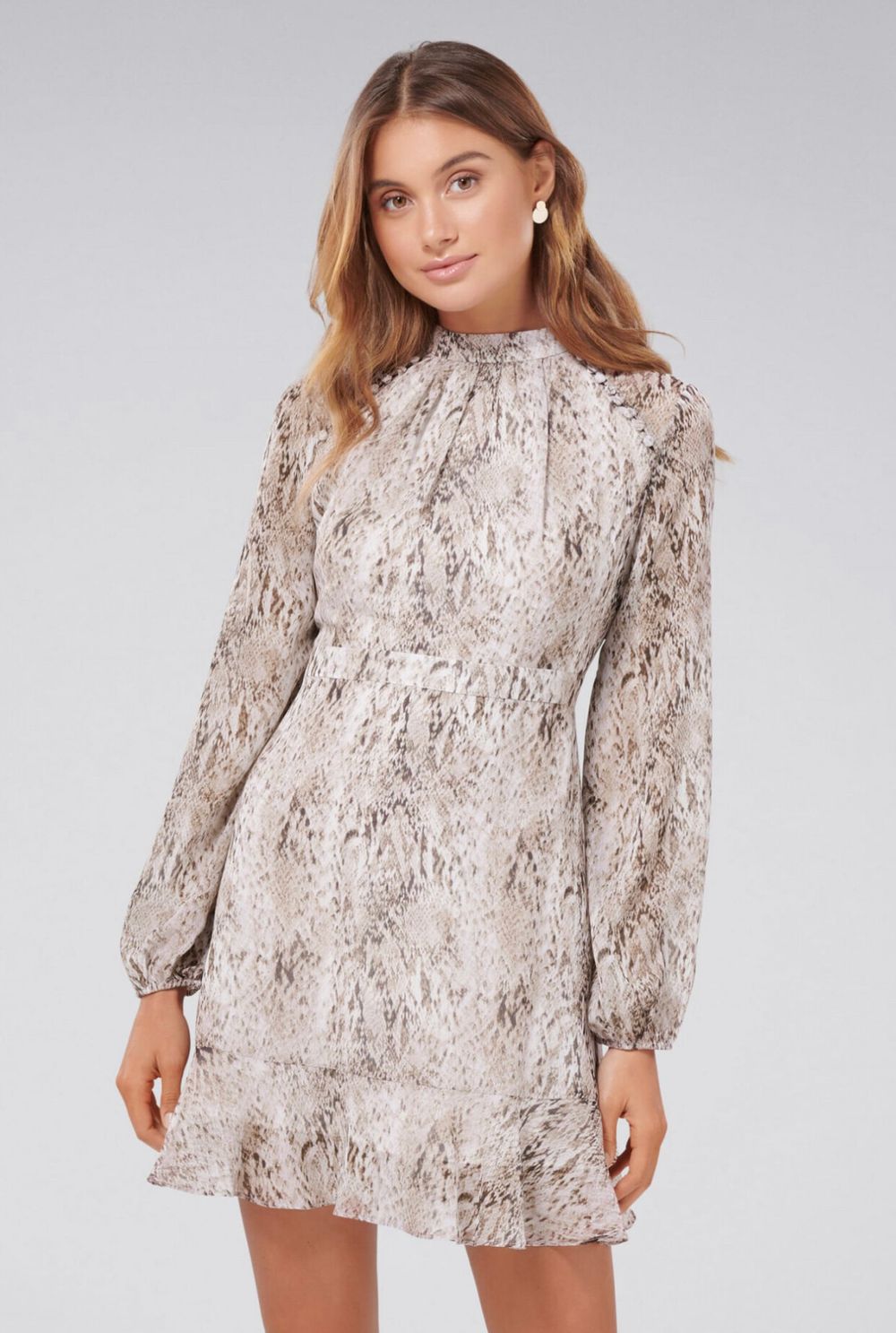 Forever New - Forever New Skater Dress - Snake on Designer Wardrobe