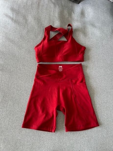 Clique Red Activewear Set